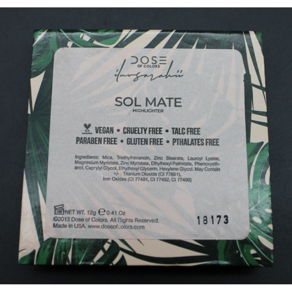 Dose of Colors x iluvsarahii Sol Mate Highlighter New In Box - Picture 2 of 12